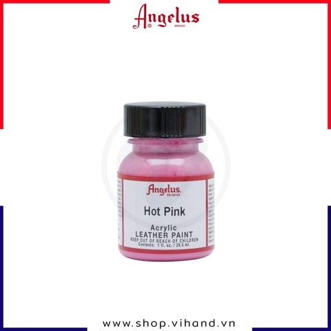 Màu vẽ da, vải Angelus Leather Paint Standard Hot Pink 29.5ml (1Oz) – 186