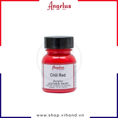 Màu vẽ da, vải Angelus Leather Paint Standard Chili Red 29.5ml (1Oz) – 260