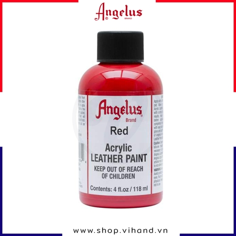 Màu vẽ da, vải Angelus Leather Paint Standard Red (Đỏ) 118ml (4Oz) – 064