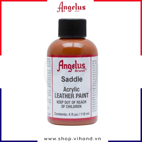 Màu vẽ da, vải Angelus Leather Paint Standard Saddle 118ml (4Oz) – 027