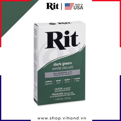 Bột nhuộm quần áo Rit Dye All Purpose Powder 31.9g - Dark Green