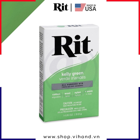 Bột nhuộm quần áo Rit Dye All Purpose Powder 31.9g - Kelly Green