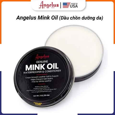 Dầu chồn dưỡng da Angelus Mink Oil Paste – 85gm (3Oz)