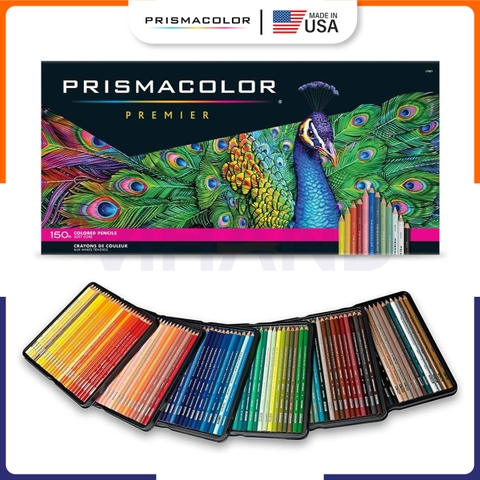 Bộ bút chì màu hạng họa sĩ Prismacolor Premier Soft Core - 150 màu (Hộp giấy)