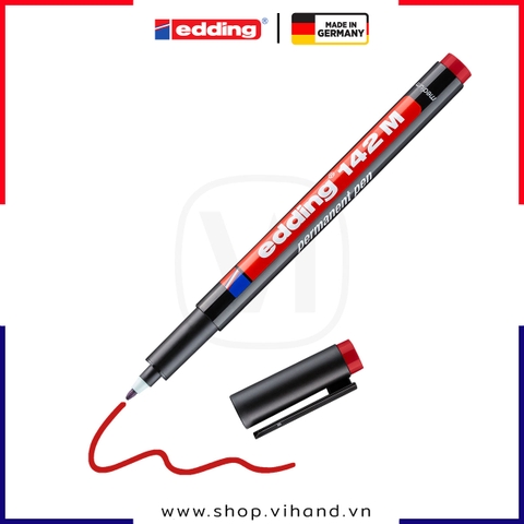 Bút dánh dấu công nghiệp Edding 142 M Permanent Pen - Red