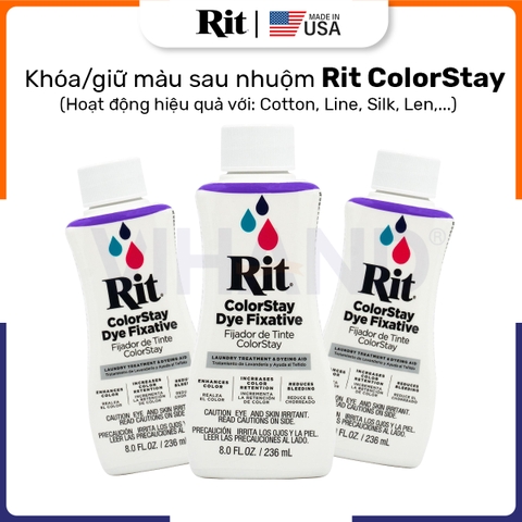 Dung dịch khóa màu & làm bền màu nhuộm Rit ColorStay Dye Fixative - 236ml