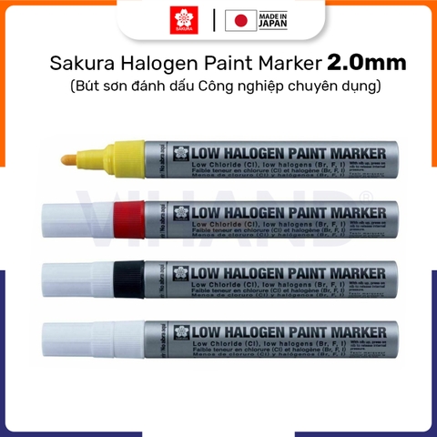 Bút sơn đánh dấu công nghiệp Sakura Low Halogen Paint Marker 2.0mm