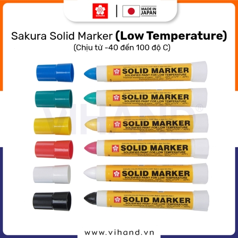Bút đánh dấu công nghiệp chịu nhiệt độ thấp Sakura Solid Marker Low Temperature 12.0mm