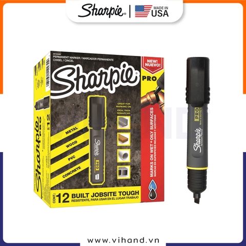 Bút lông dầu mực không xóa được Sharpie Pro Chisel