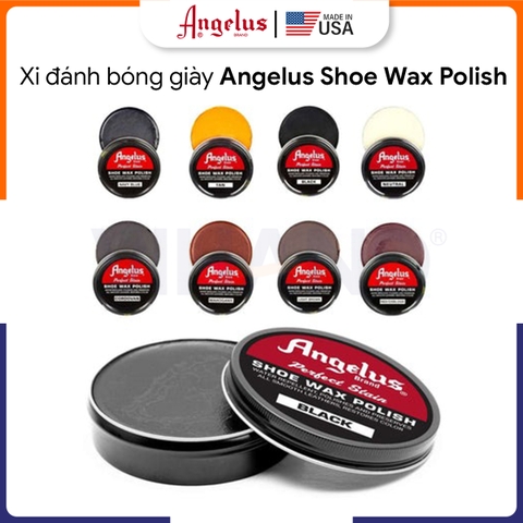 Xi đánh giày da cao cấp Angelus Shoe Wax Polish 90ml (3Oz)
