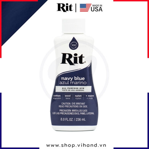 Thuốc nhuộm quần áo Rit All-Purpose Liquid Dye 236ml (Dạng lỏng) - Navy Blue