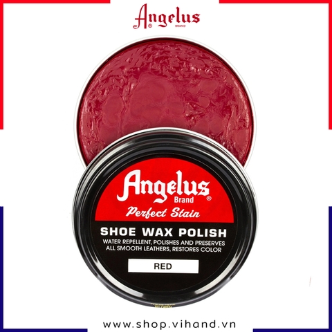 Xi đánh giày da cao cấp Angelus Shoe Wax Polish - Đỏ (Red)