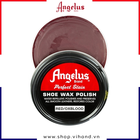 Xi đánh giày da cao cấp Angelus Shoe Wax Polish - Oxblood