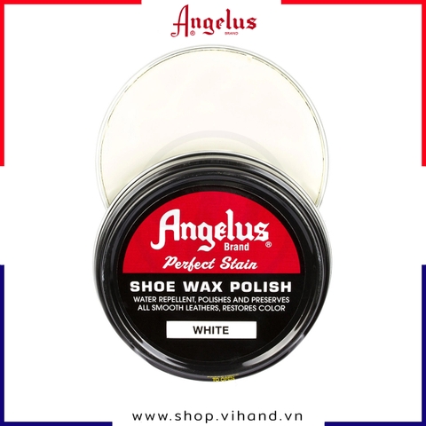 Xi đánh giày da cao cấp Angelus Shoe Wax Polish - Trắng (White)