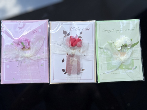 Set 10 Thiệp Hoa Mix Mẫu RC2632