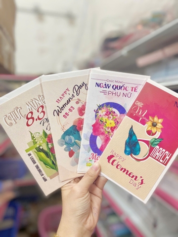 Set 10 Thiệp 8/3 Nhỏ ND123