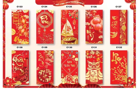 SET Bao Lì Xì Đủ Mẫu ( khoảng 100c)