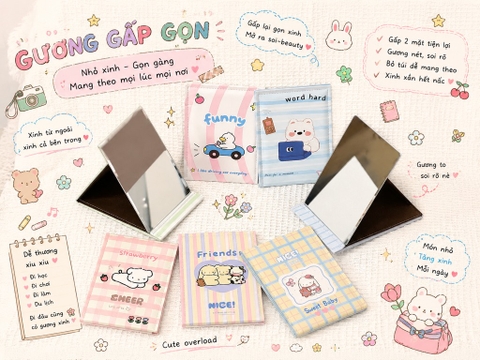 Gương Xếp Size 15*20.5*8cm RC4389