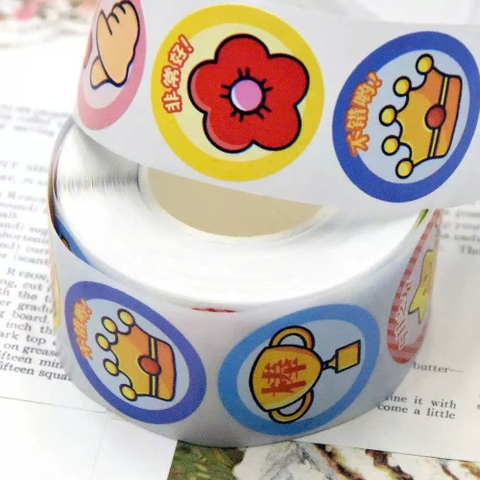 Cuộn 500 Sticker Thưởng RCSTK472