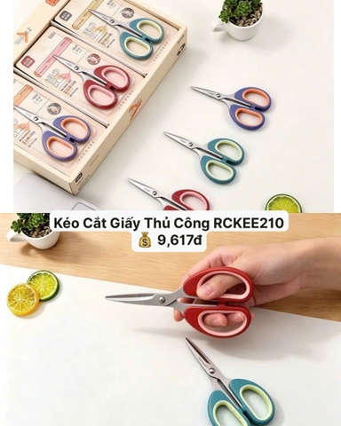 Kéo Cắt Giấy Thủ Công RCKEE210