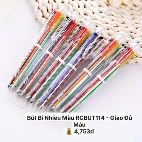 Bút Bi Nhiều Màu RCBUT114
