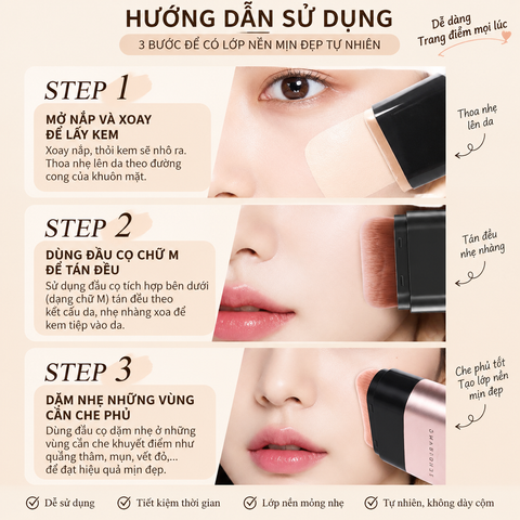 Kem Nền Dạng Thỏi Kakashow RCMP1920 - Giao Đủ Mẫu