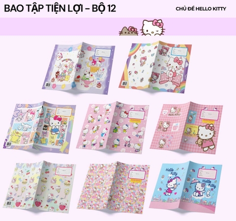 Xấp Bìa Bao Vở Đủ Mẫu