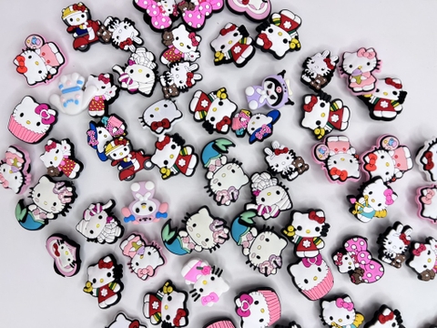 Túi Khoảng 50 Charm Gắn Dép Kitty RCCHARM2280