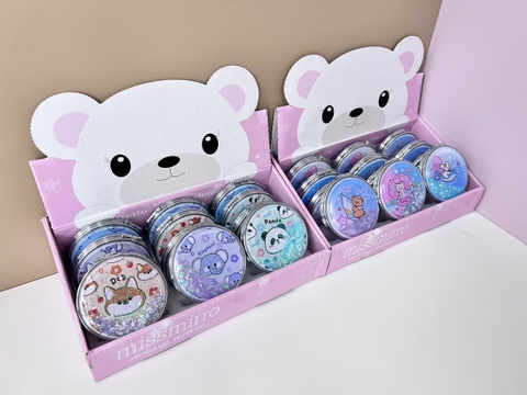 Hộp 12 Gương Tròn Nhũ RCGUONG4243