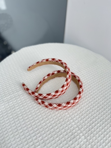 Cài Tóc Caro Đỏ RC3941