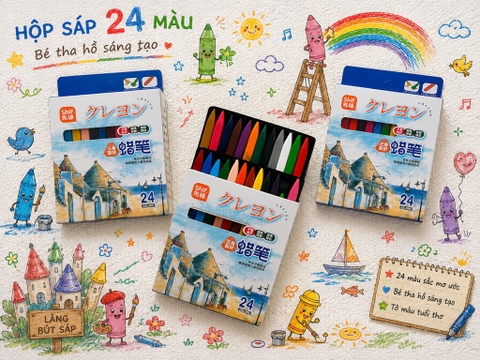 Bút Sáp Màu Học Sinh RCMAU0272