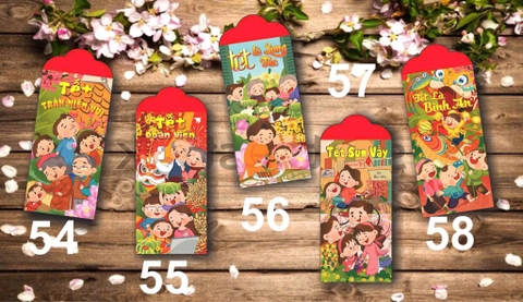SET Bao Lì Xì Đủ Mẫu ( khoảng 100c)