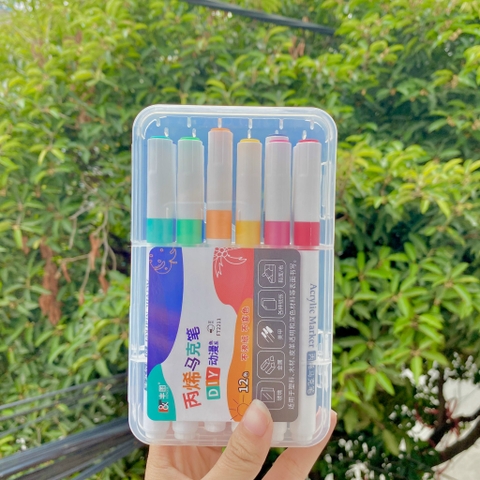 Bút Màu Acrylic 12 Màu RC04618