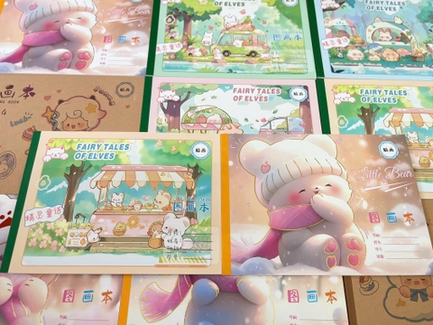 Sổ Vẽ A4 Dán Giấy ND133