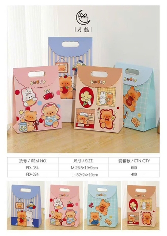 Túi Qùa Nắp Size 32*24*10cm Lớn