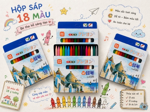 Bút Sáp Màu Học Sinh RCMAU0272