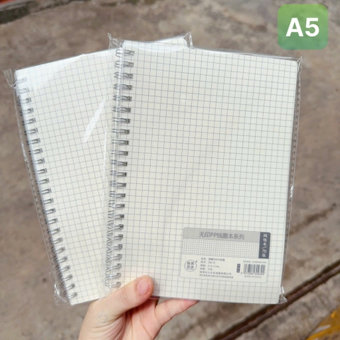 Sổ Bìa Nhựa A5 CARO