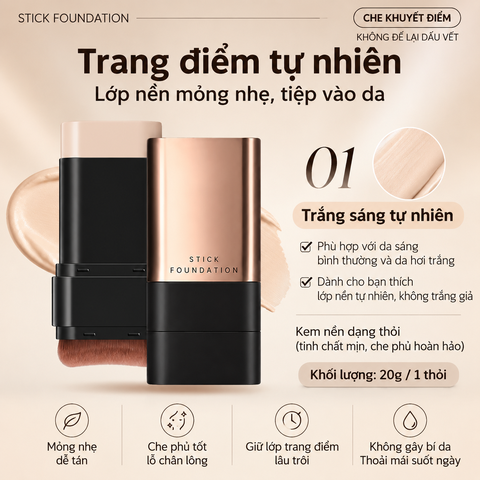 Kem Nền Dạng Thỏi Kakashow RCMP1920 - Giao Đủ Mẫu