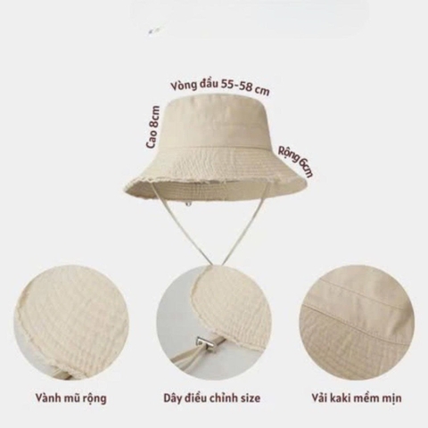 Nón Vành Rách Viền N3