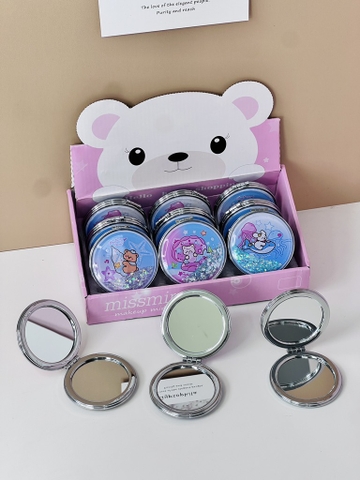 Hộp 12 Gương Tròn Nhũ RCGUONG4243