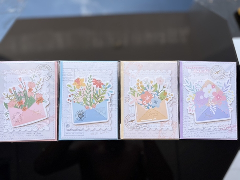 Set 10 Thiệp Hoa Mix Mẫu RC2632