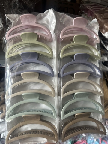 Set 12 Kẹp Nhựa Trơn RC1669