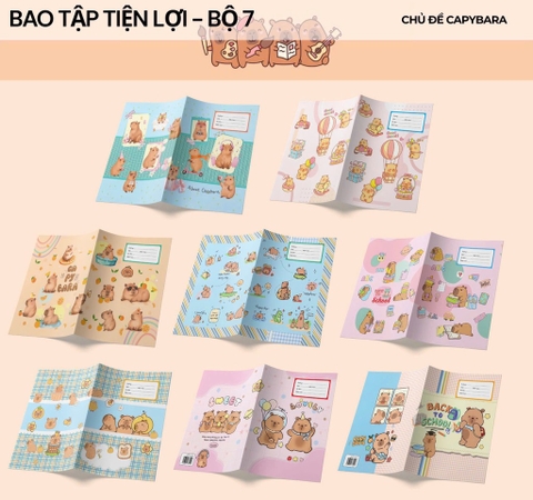 Xấp Bìa Bao Vở Đủ Mẫu