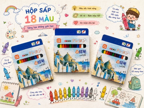 Bút Sáp Màu Học Sinh RCMAU0272