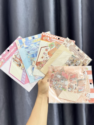 ( SET 10 ) Sticker Ngôi Nhà
