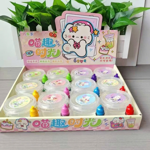 Lốc 12 Đồ Chơi Dẻo Có Màu RCDC45 (Slime)