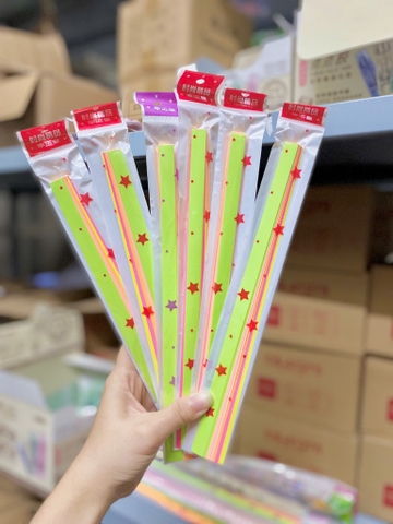 Set 10 Gấp Sao Trơn RC504