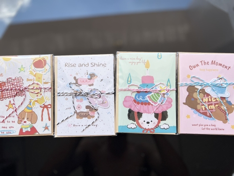 Set 10 Thiệp Hoa Mix Mẫu RC2632