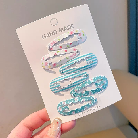 Set Kẹp Mái Họa Tiết RC3057