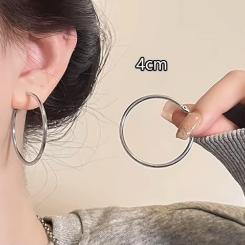 Bông Tai Vòng 4cm RC3642